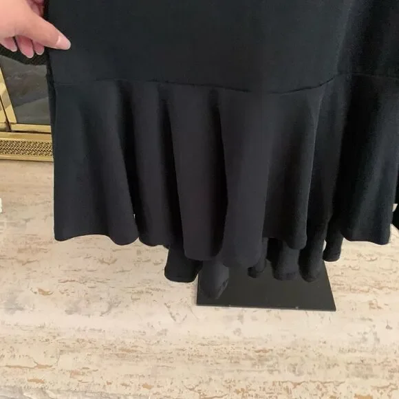 Women’s Lularoe Maureen Dress flared lace sleeve boho festival swing dress - Picture 3 of 8